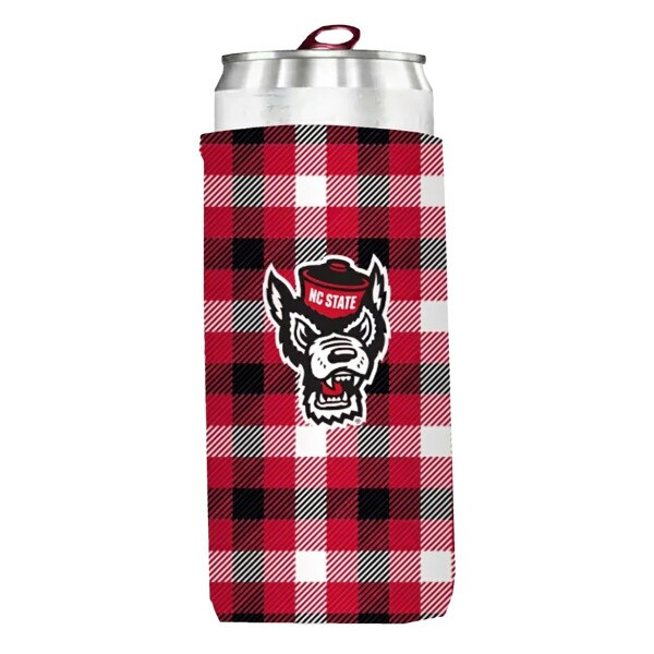 Slim Can Cooler - Plaid